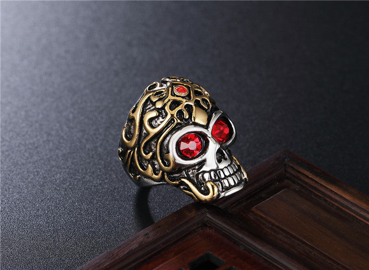 Monkey King Skull Titanium Steel Ring