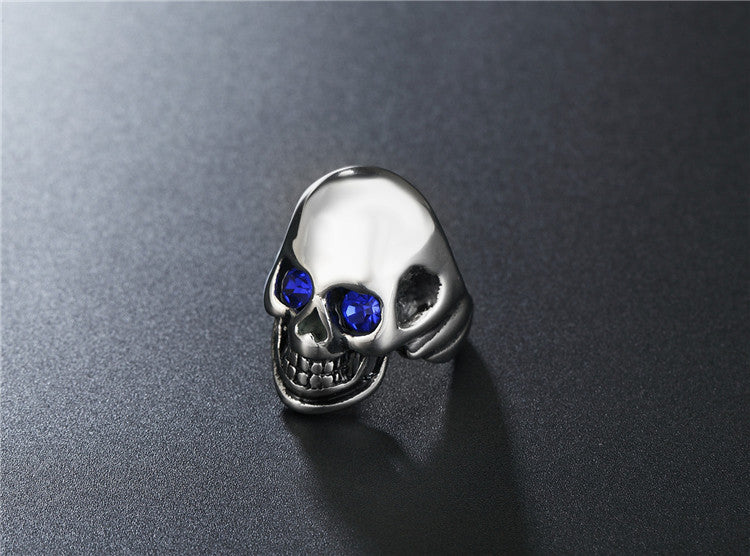 Titanium Steel Skull Ring