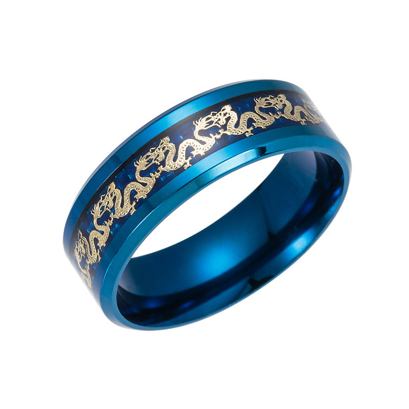 Guardian of the Year: Retro Dragon Ring with Chinese National Style