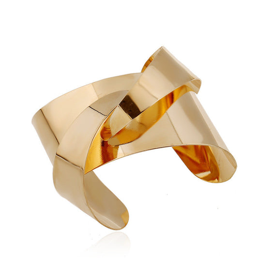 Exotic Alloy Statement Bangle - Vienna Verve Collection