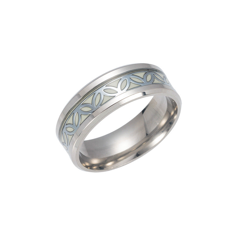 Luminous Nightglow Rings - Premium Steel Genie Ring Collection