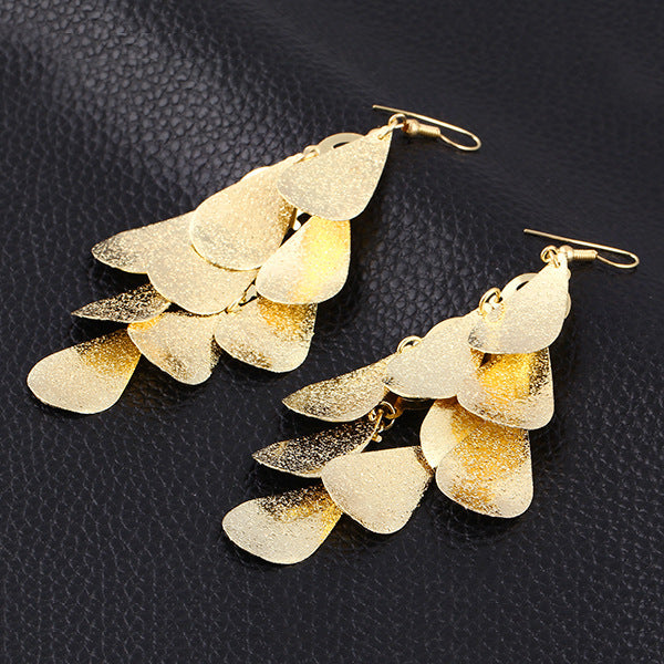 Cross-border Vienna Verve Silver Tassel Earrings