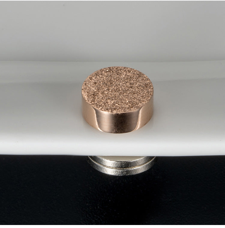 Titanium Steel Matte Magnet Stud Earrings for Men Fashion