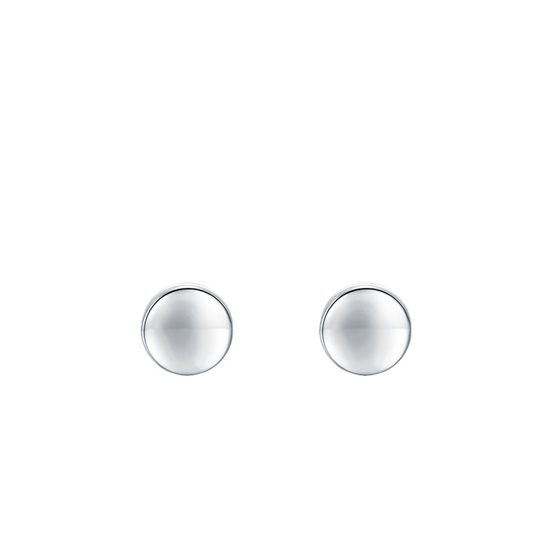 925 Sterling Silver Lightning Heart Star Stud Earrings