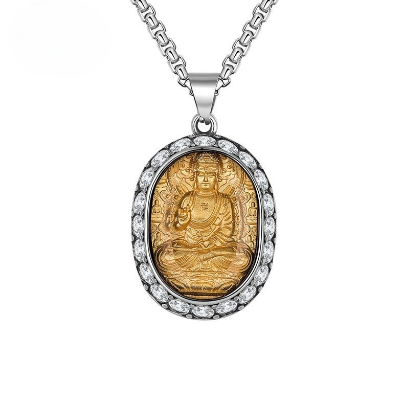 Zircon Necklace – Elegant Zodiac Saints Eight Patrons Pendant for Everyday Wear Planderful Collection