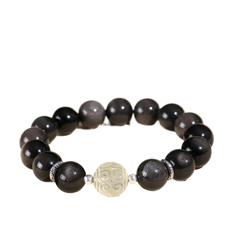 Planderful Fortune's Favor Bracelet – Natural Amethyst Beaded Design