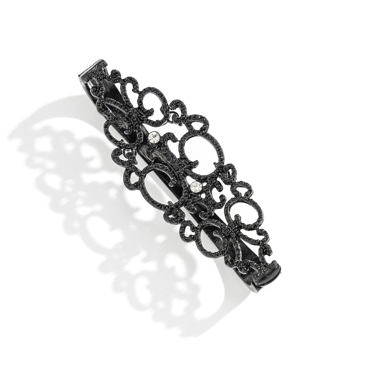 Planderful Gothic Hollow Lace Bracelet For Women Dark Vintage Lace Flower Statement Vienna Verve