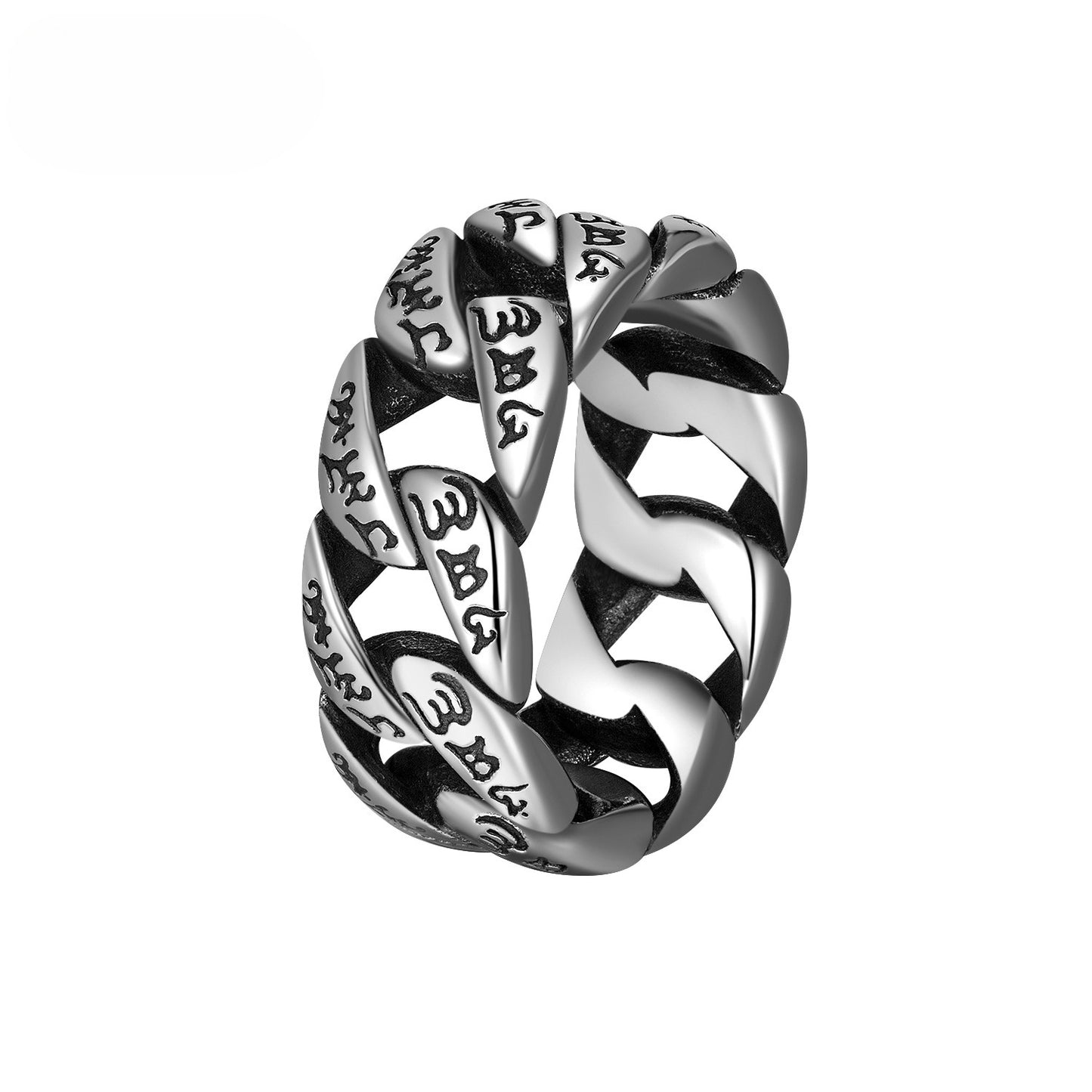 Steel Ring - Statement Punk Style For Men