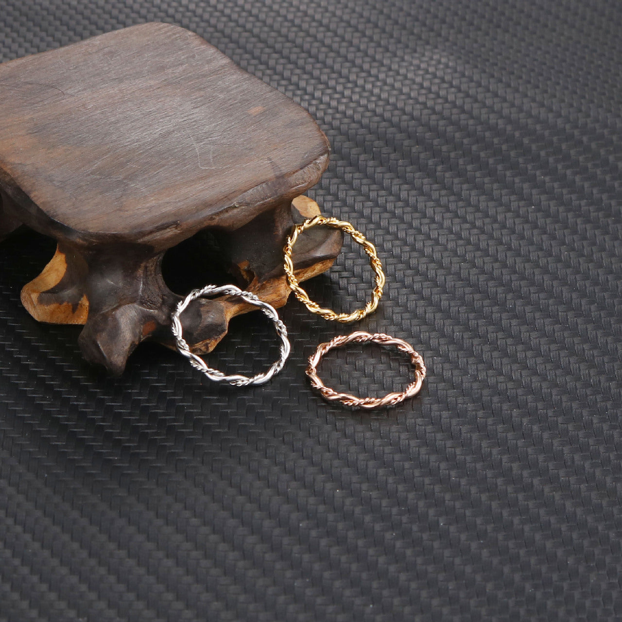 Chic Korean-Inspired Titanium Steel Ring for Women - Minimalist Stainless Steel Jewelry