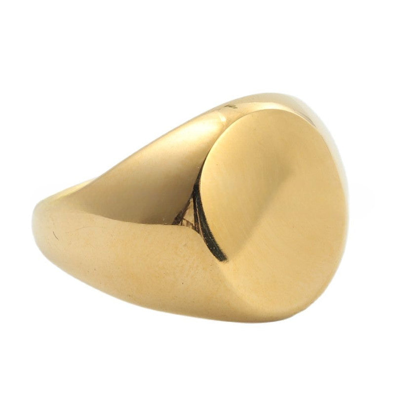 European And American Jewelry Titanium Steel Glossy Ring