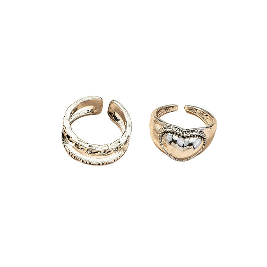 Retro Love Ring Set - Vienna Verve Collection