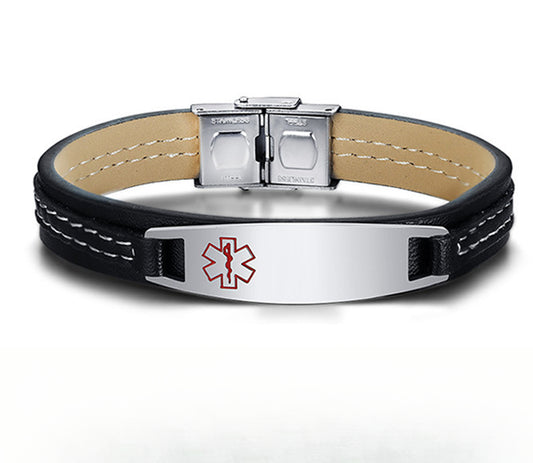 Foreign Trade Accessories Stainless Steel Curved Bracelet Men