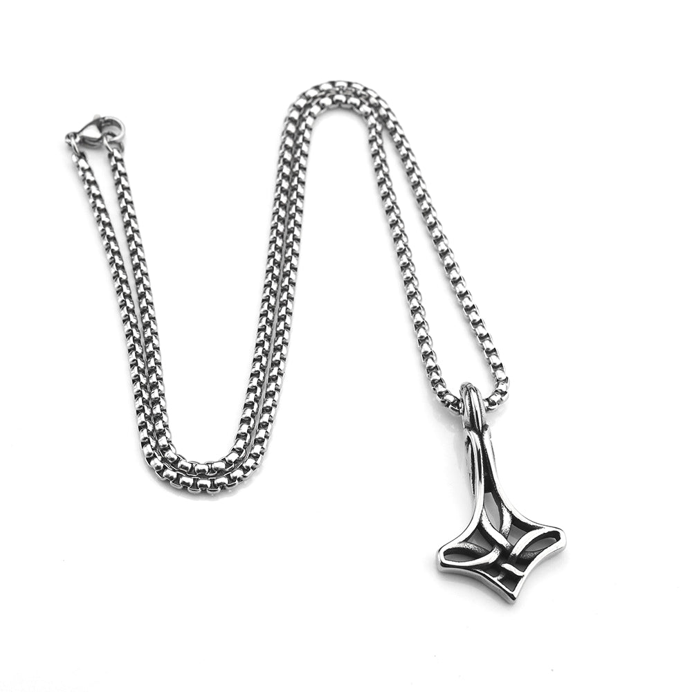 European And American Retro Men's Stainless Steel Viking Necklace