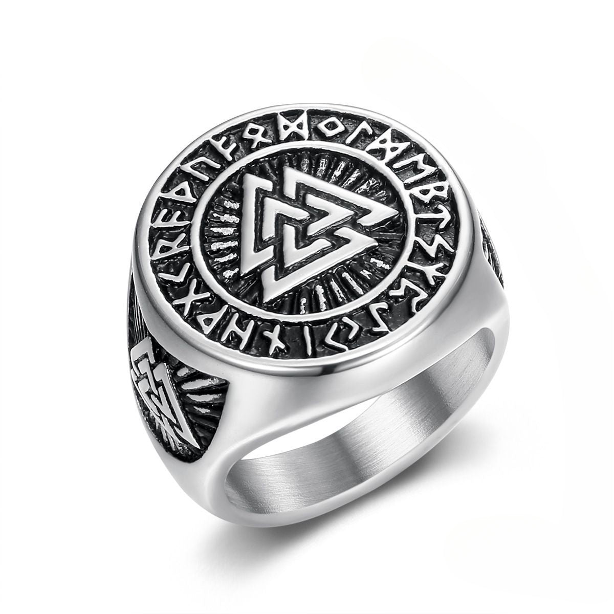 European and American Retro Style Men's Celtic Knot Ring