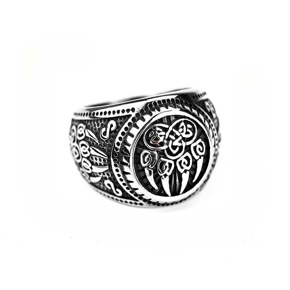Amazon Fashion Viking Ring Nordic Style Bear Claw Men's Ring