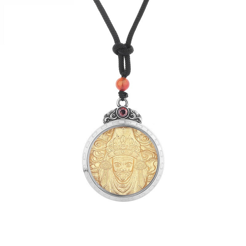 Steel Necklace – Statement Chinese Zodiac Buddha Saints