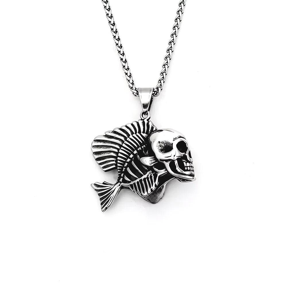 Vintage Skull Stainless Steel Men's Ring