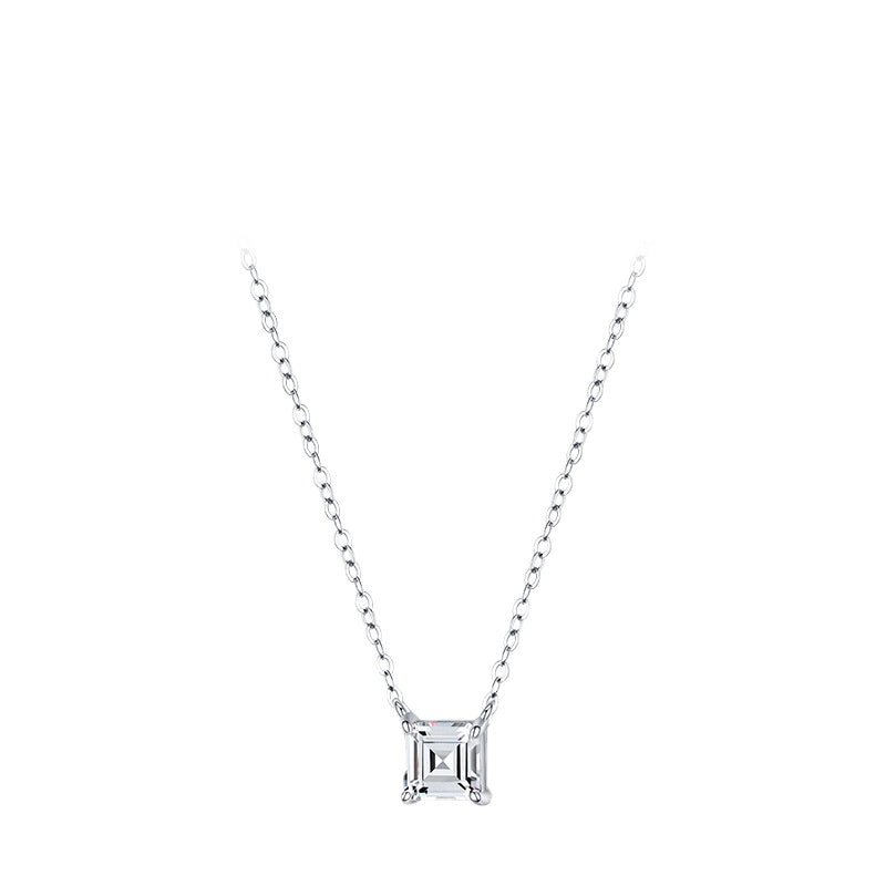 Everyday Genie Sterling Silver Zircon Necklace
