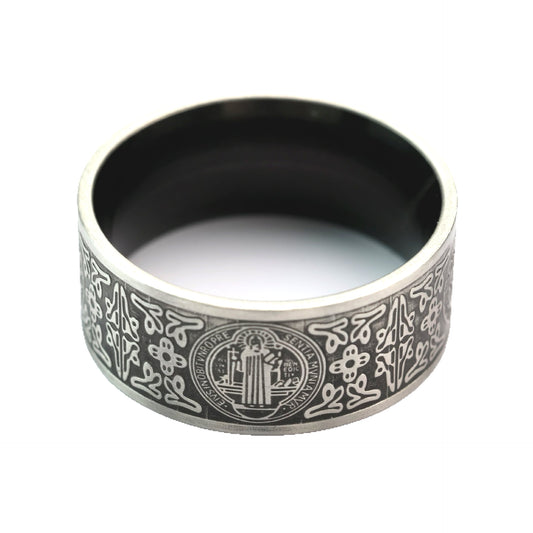 Planderful Stainless Steel Ring For Men With Lucky Tree Inspiration And Hip Hop Style