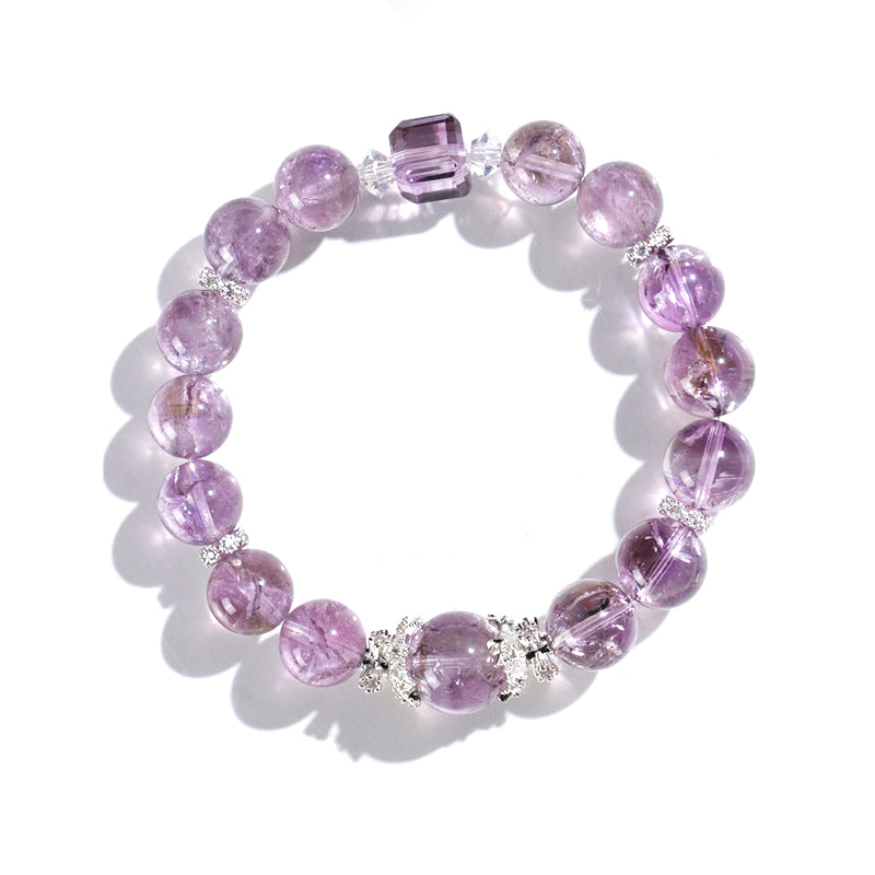 Planderful Fortune's Favor Bracelet – Stunning Purple Amethyst and Crystal Design