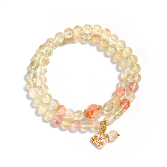 Planderful Fortune's Favor Bracelet – Elegant Crystal Beaded Design