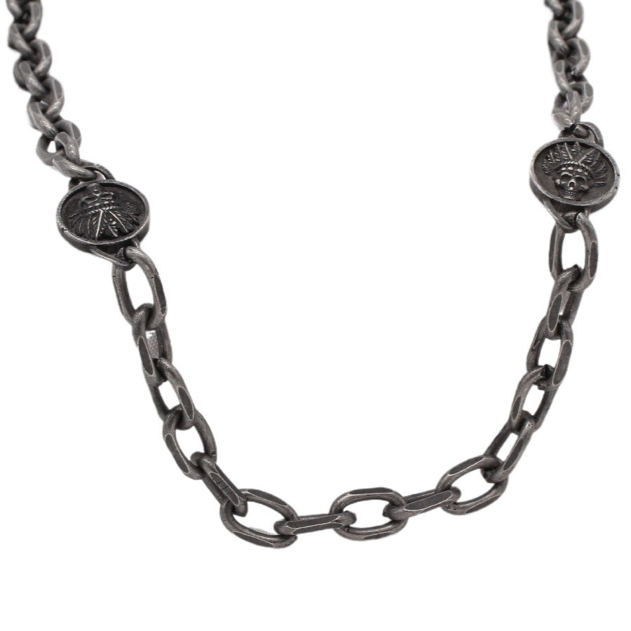 Titanium Steel Necklace Durable For Men Unisex Retro Statement Jewelry Planderful Everyday Genie Collection