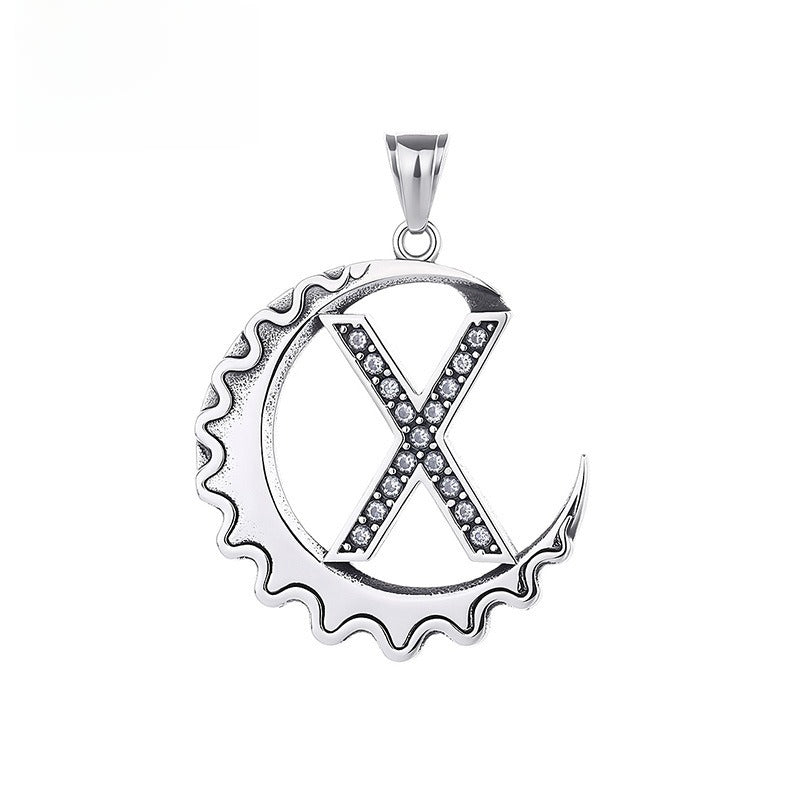 Letter Diy Stainless Steel Pendant Necklace