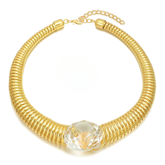 Planderful Savanna Rhythms Necklace – Versatile Rhinestone Choker
