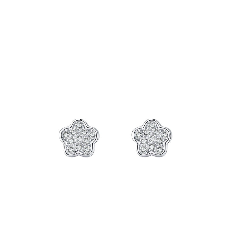 Everyday Genie Sterling Silver Zircon Earrings for Women