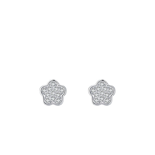 Everyday Genie Sterling Silver Zircon Earrings for Women