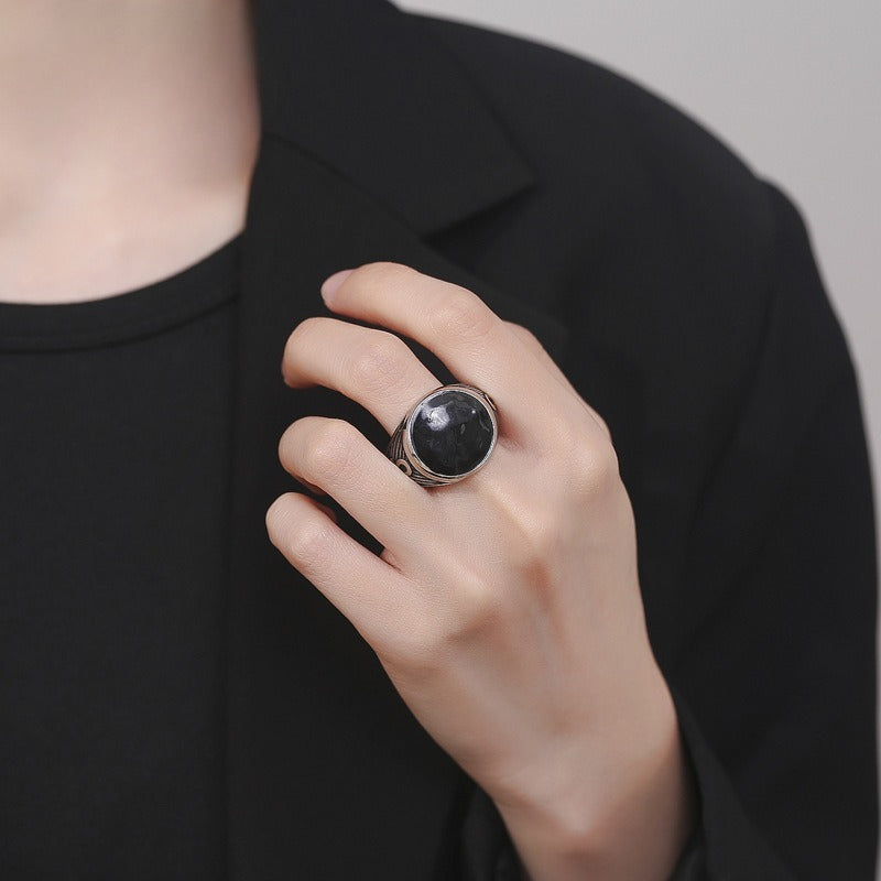 Steel Ring – Vintage Nordic Viking Symbol In Stainless Steel For Everyday Fashion Planderful