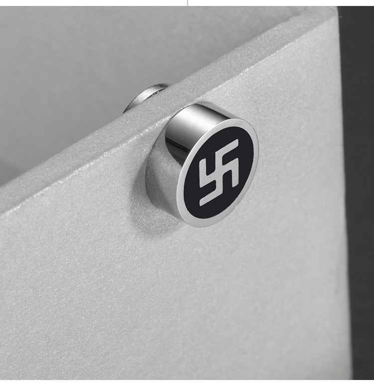 Titanium Steel Double-Sided Magnet Stud Earrings for Men