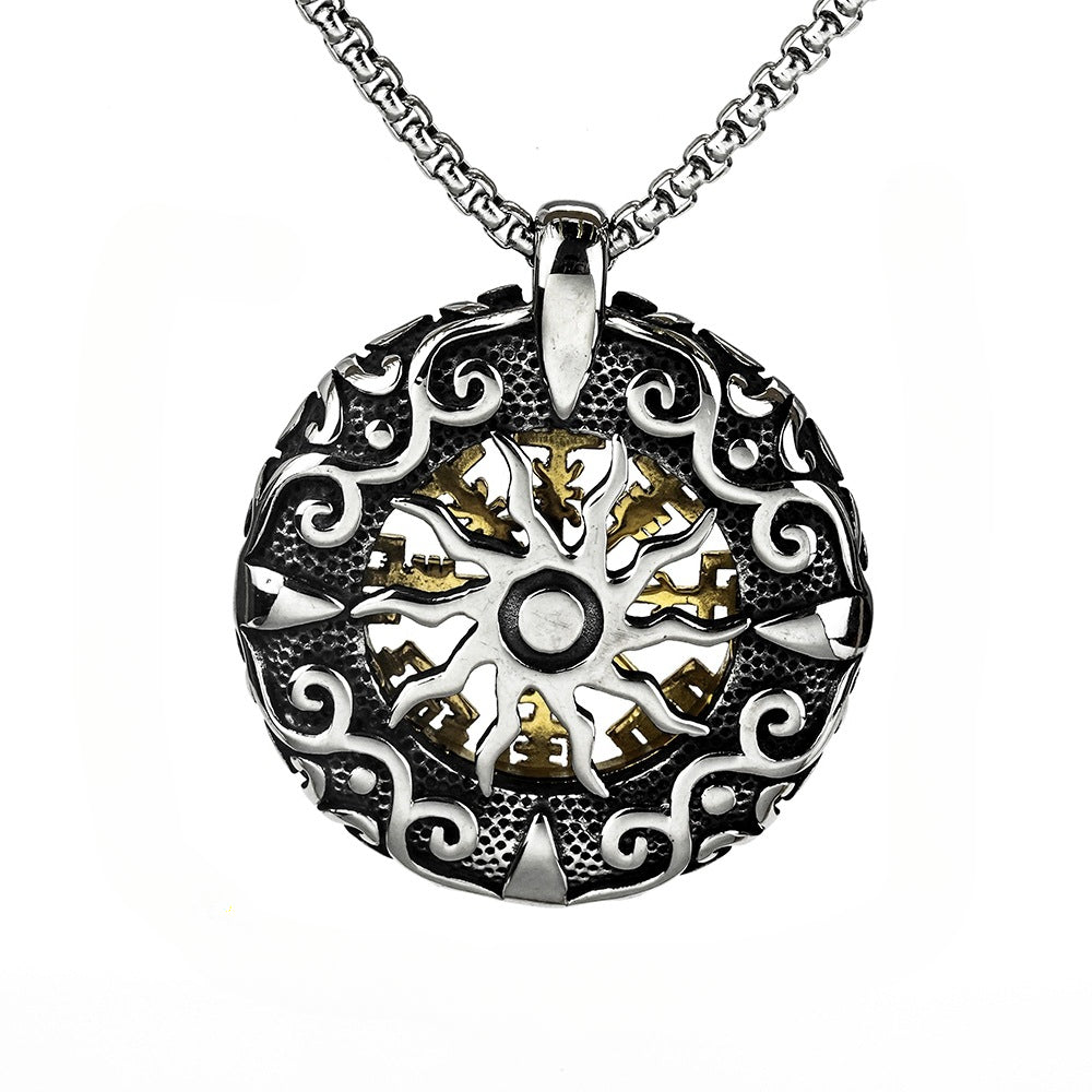 Foreign Trade New Jewelry Wholesale Viking Necklace for Men