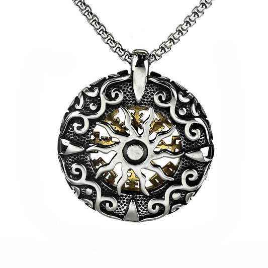 Foreign Trade New Jewelry Wholesale Viking Necklace for Men