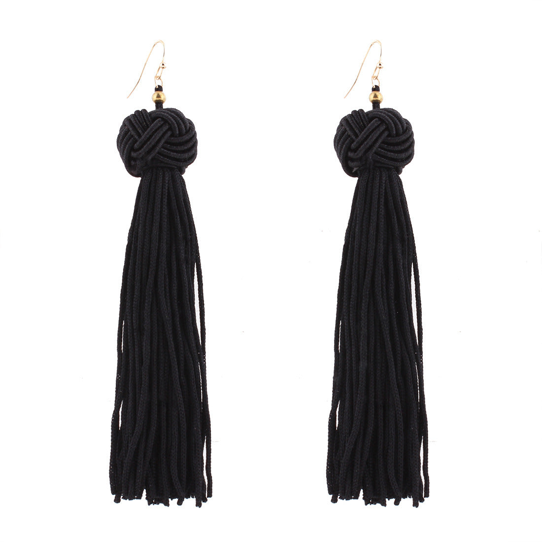 Enchanting Vienna Verve Bohemian Tassel Earrings with Metal Needles