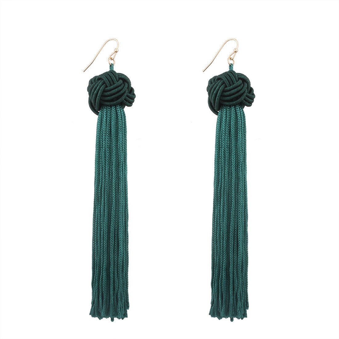 Enchanting Vienna Verve Bohemian Tassel Earrings with Metal Needles
