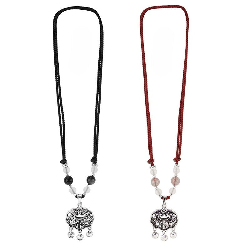 Peace Lock Pendant Necklace