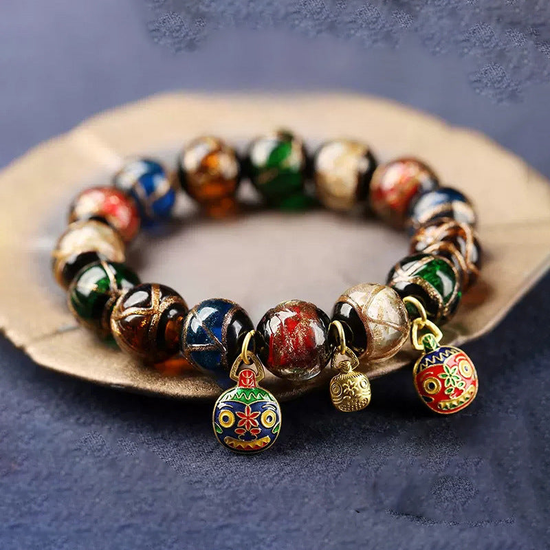 Fragrant Glass Crystal Swallow Bracelet for Women