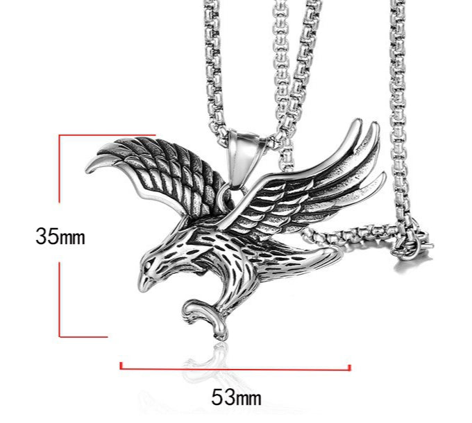 Directly From The Manufacturer Titanium Steel Eagle Pendant