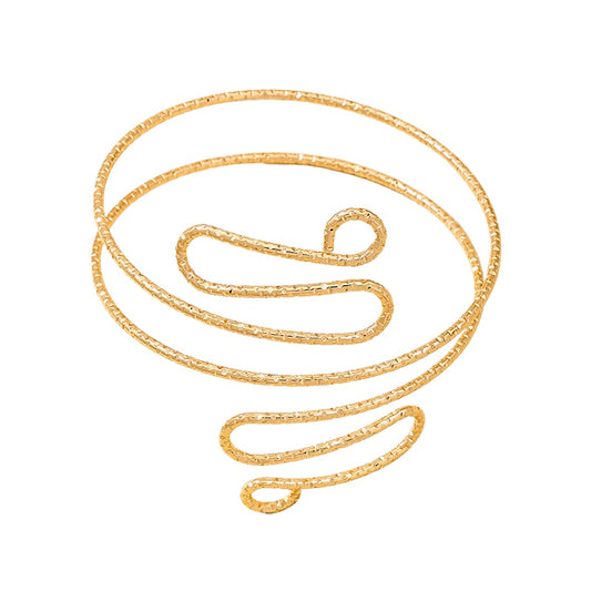 Planderful Vienna Verve Bracelet – Elegant Metal Line Texture Design