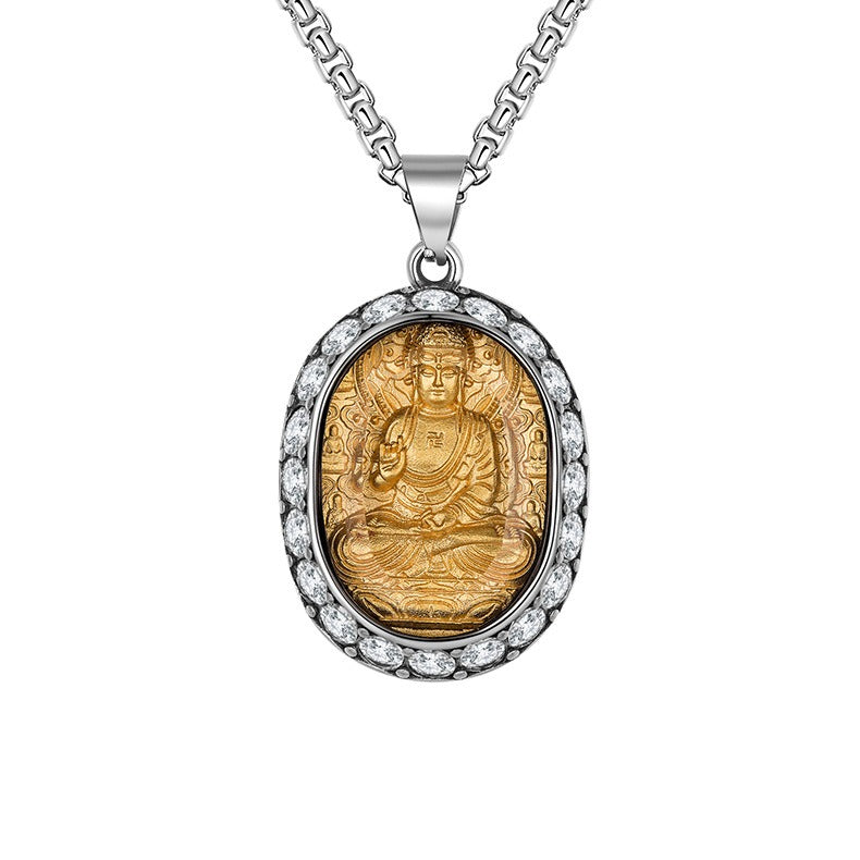 Zircon Necklace – Elegant Zodiac Saints Eight Patrons Pendant for Everyday Wear Planderful Collection