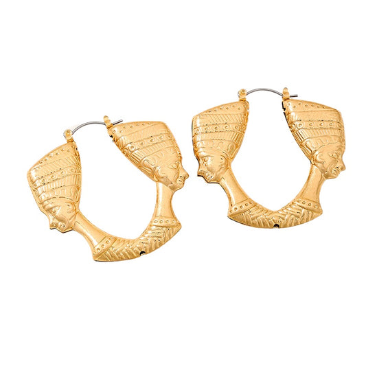 Planderful Vienna Verve Earrings – Unique Retro Metal Design