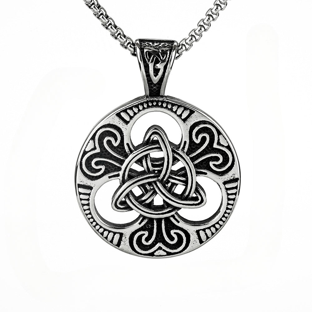 European and American Style Viking Celtic Knot Pendant Necklace