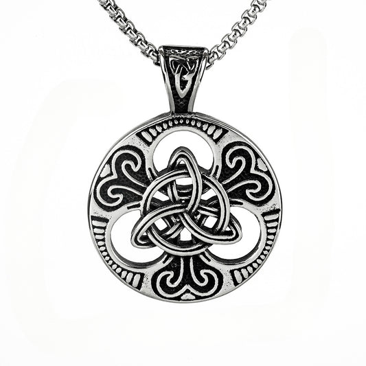 European and American Style Viking Celtic Knot Pendant Necklace