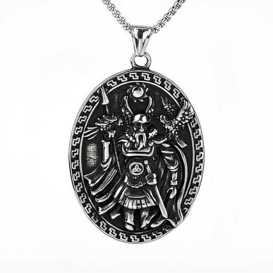 Ancient Indian Mythology Mandala Flower Pendant for Men