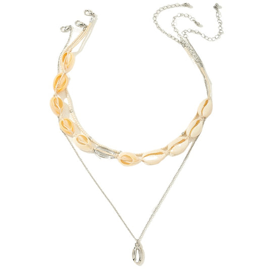 Shell Bead Necklace Set - Vienna Verve Collection