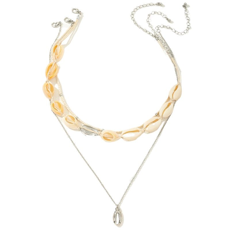 Shell Bead Necklace Set - Vienna Verve Collection