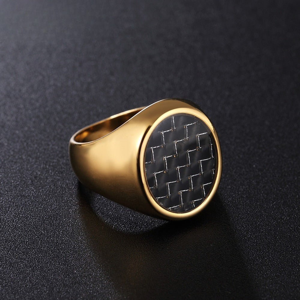 Carbon Fiber Titanium Steel Ring For Men And Women Unisex Protection Statement Planderful Everyday Genie