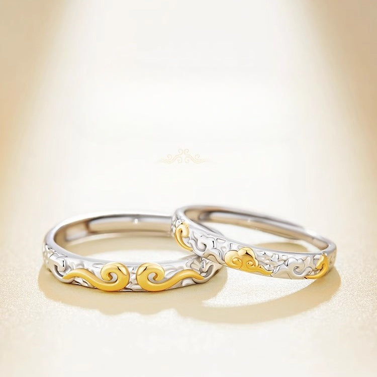 Myth Wukong Couple Ring 925 Sterling Silver Premium Gift