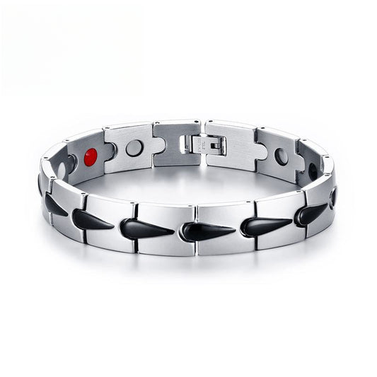 Stainless Steel Water Drop Magnetic Bracelet for Men Wholesale
